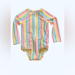 Old Navy One Piece Swimsuit Long Sleeve, Size 18-24